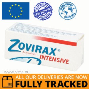 Zovirax Intensive aciclovir (acyclovir) 50mg/g cream 2g — Made in Poland — Free Delivery