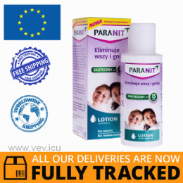 PARANIT LOTION ELIMINATES LICE AND NITS 100ML - MADE IN POLAND - FREE SHIPPING