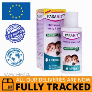 PARANIT LOTION ELIMINATES LICE AND NITS 100ML - MADE IN POLAND - FREE SHIPPING
