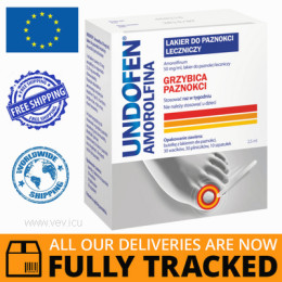 UNDOFEN AMOROLFINA 50MG, MEDICAL NAIL POLISH 2,5ML — MADE IN POLAND — FREE SHIPPING