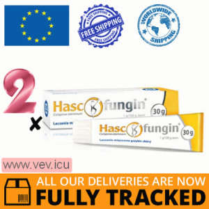 Hascofungin Cream 1g/100g, 2p x 30g — Made in Poland — Free Delivery