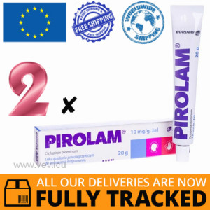 2 x PIROLAM 1% GEL 20G - MADE IN POLAND - FREE SHIPPING 