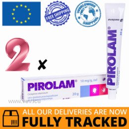 2 x PIROLAM 1% GEL 20G - MADE IN POLAND - FREE SHIPPING 