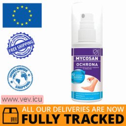 Mycosan Protection, antifungal foot spray, 80 ml — Made in Poland — Free Delivery
