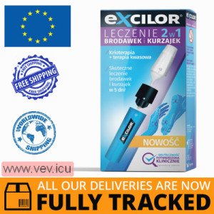 Excilor 2in1 Treatment of warts and kurzaek 1pc — Made in Romania — Free Delivery