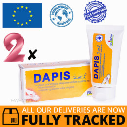 2 x DAPIS SOOTHING GEL 40G — MADE IN FRANCE — FREE SHIPPING