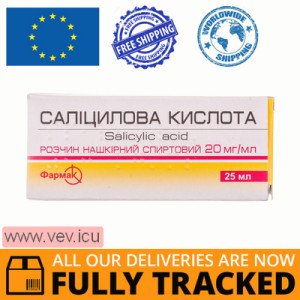 Salicylic alcohol (Salicylic acid) 2% 25ml — Made in Ukraine — Free Delivery