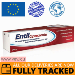 Entil Oparzenia, gel used to treat burns, 30 g— Made in Poland by Aflofarm — Free Delivery
