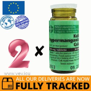 2 x KALIUM HYPERMANGANICUM 30 TABS - MADE IN POLAND - FREE SHIPPING