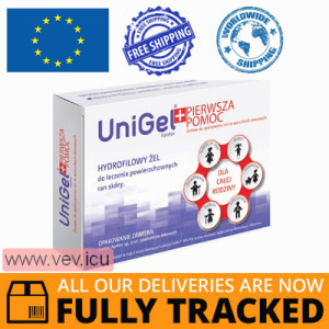 UniGel First Aid, home wound care kit, 5g — Made in Poland — Free Delivery