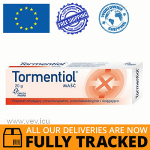 TORMENTIOL OINTMENT 20G — MADE IN POLAND — FREE SHIPPING