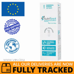 SUTRISEPT LIQUID FOR WOUNDS 250ML — MADE IN POLAND — FREE SHIPPING 