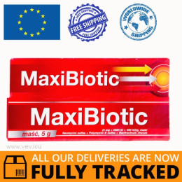 Maxibiotic ointment 5g — Made in Canada — Free Delivery