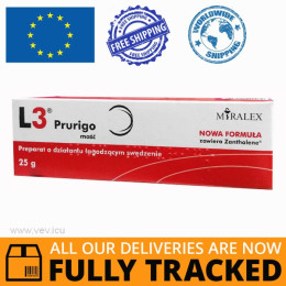 L3 Prurigo, protective and caring ointment with an anti-itching effect, 25g — Made in Poland — Free Delivery
