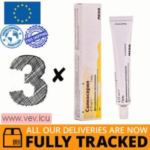 Solcoseryl Gel 4,15mg/g, 3p x  20g — Made in Switzerland — Free Delivery