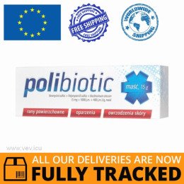 Polibiotic ointment 15g — Made in Poland by Aflofarm — Free Delivery