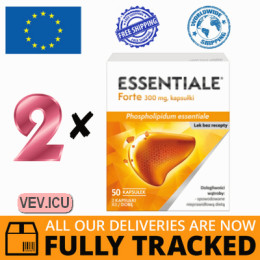 Essentiale Forte 300 mg, 2p x 50 capsules — Made in Poland — Free Delivery Essentiale Forte 300 mg, 2p x 50 capsules — Made in Poland — Free Delivery