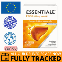 Essentiale Forte 300 mg, 50 capsules — Made in Poland — Free Delivery