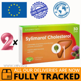 2 x SYLIMAROL CHOLESTEROL 30 CAPSULES - MADE IN POLAND - FREE SHIPPING 