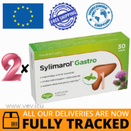 2 x SYLIMAROL GASTRO 30 CAPS - MADE IN POLAND - FREE SHIPPING 