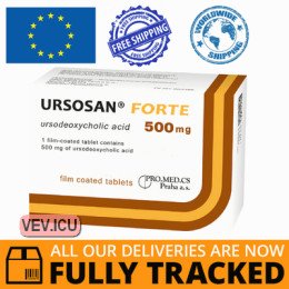 Ursosan Forte 500mg 30 tablets — Made in Czech — Free Delivery