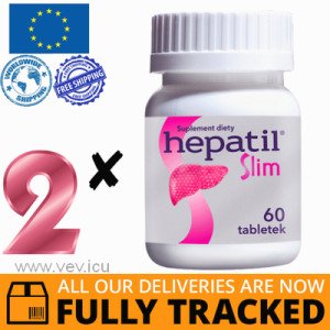 2 x HEPATIL SLIM 60 TABS - MADE IN POLAND - FREE SHIPPING 
