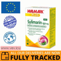 Sylimarin Max 150mg 60 tablets— Made in Czech Republic — Free Delivery