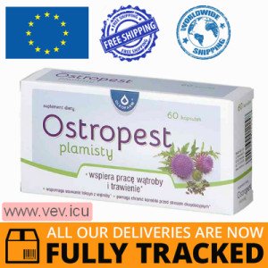 Milk thistle (Ostropest plamisty) 60 capsules — Made in Poland — Free Delivery