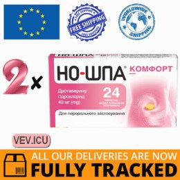 No-Spa Comfort 40 mg 2p x 24 tablets — Made in Hungary — Free Delivery