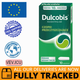 Dulcobis 10 mg, 10 rectal suppositories — Made in Poland — Free Delivery Dulcobis 10 mg, 10 rectal suppositories — Made in Poland — Free Delivery