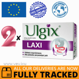 2 x ULGIX LAXI 30 CAPS - MADE IN POLAND - FREE SHIPPING 