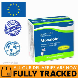Moxalole, Powder for Oral Solution 20 Sachets — Made in Switzerland by MEDA — Free Delivery 