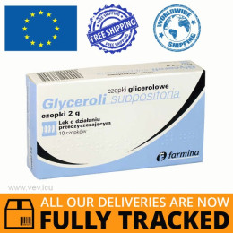 Glycerin suppositories 2g 10 pcs — Made in Poland — Free Delivery