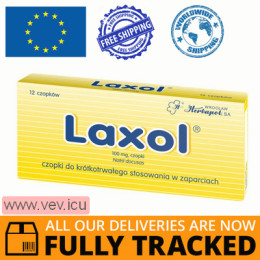 Laxol 12 suppositories — Made in Poland — Free Delivery
