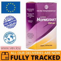 Normolact syrup 670mg/m 200 ml — Made in Ukraine — Free Delivery