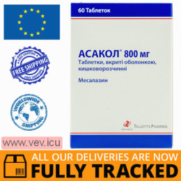 Asacol 800mg 60 tablets — Made in Switzerland — Free Delivery