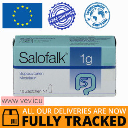 Salofalk 1000mg 10 suppositories — Made in Germany — Free Delivery