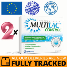 2 x MULTILAC CONTROL 15 CAPS  - MADE IN POLAND - FREE SHIPPING 