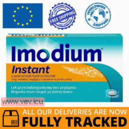 Imodium Instant 2mg 12 tablets — Made in Poland — Free Delivery