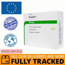 Tiorfan 100mg, 10 capsules — Made in Irlandia — Free Delivery
