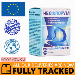 Neoflorum antidiarrheal combined probiotic 10 capsules — Made in Canada — Free Delivery 