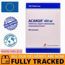 Asacol 400mg 100 tablets — Made in Switzerland — Free Delivery