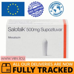 Salofalk 500mg 10 suppositories — Made in Germany — Free Delivery