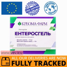 Enterosgel pasta 15g x 15 sachets — Made in Ukraine — Free Delivery