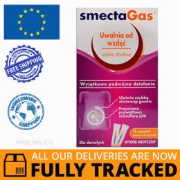 SMECTAGAS 12 SACHETS - MADE IN FRANCE - FREE SHIPPING