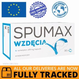 Spumax Flatulence 30 Caps — Made in Poland — Free Delivery