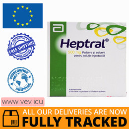Heptral, lyophilized powder for preparation of solution for injection 5ml x 5 pcs — Made in Italy — Free Delivery