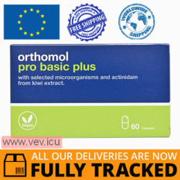 Orthomol Pro Basic Plus, complex for the optimization of digestion and bowel function capsules for a course of taking 30 days — Made in Germany — Free Delivery 