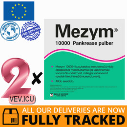 Mezym 10000, 2p x 20 capsules — Made in Germany — Free Delivery