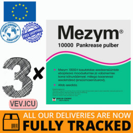 Mezym 10000, 3p x 20 capsules — Made in Germany — Free Delivery